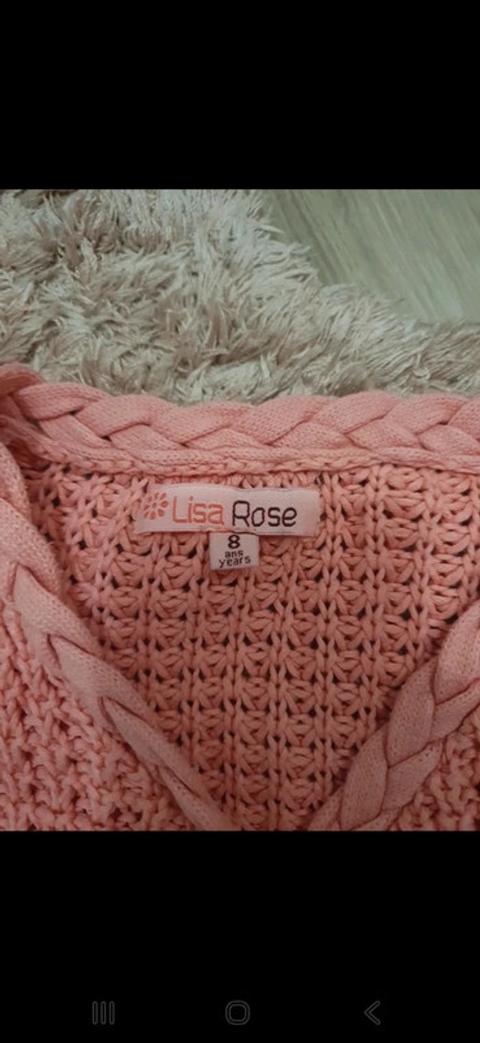 Gilet rose 8 ans - photo numéro 3