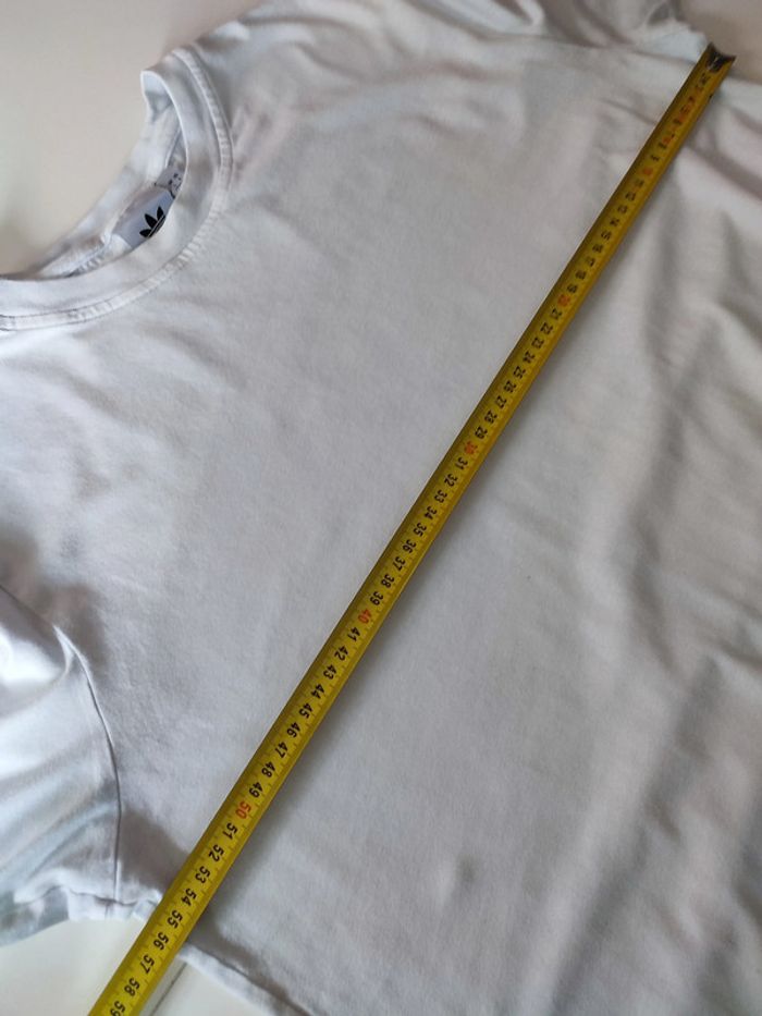 T-shirt blanc Adidas – Taille L - photo numéro 8