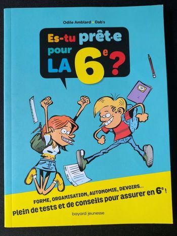 Livre neuf college es tu prête pour la 6e