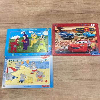Lot de 3 puzzles