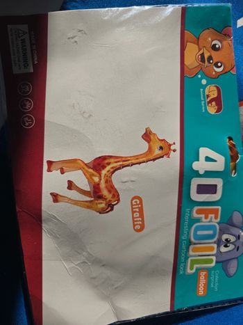 Ballon 3D girafe neuf