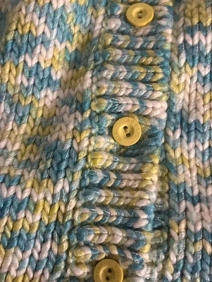 Pull/gilet taille 18mois marque mini adelie - photo numéro 3