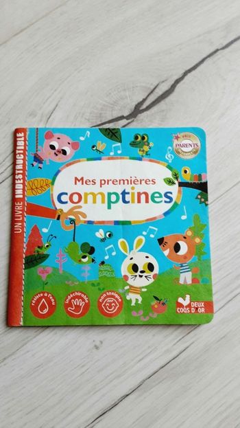 Livre indestructible enfant Mes premières comptines,  Deux coqs d'or