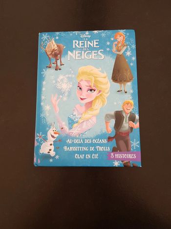Recueil de 3 histoires de la Reine des neiges neuf