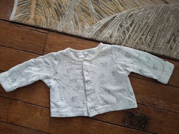 Gilet marmottes en tubique petit bateau 3mois