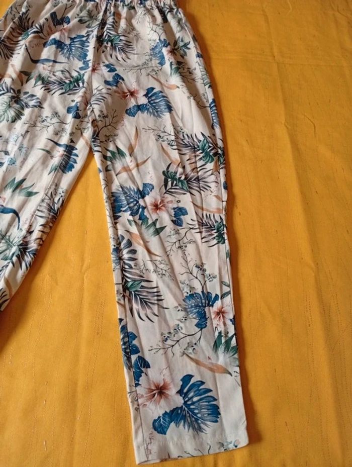 Pantalon fluide léger fleuri Taille S/M Shein - photo numéro 2