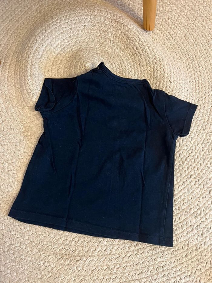 T shirt 18 mois bleu marine - photo numéro 2