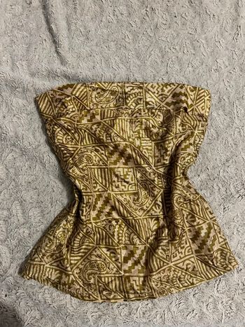 top bandeau doré taille M