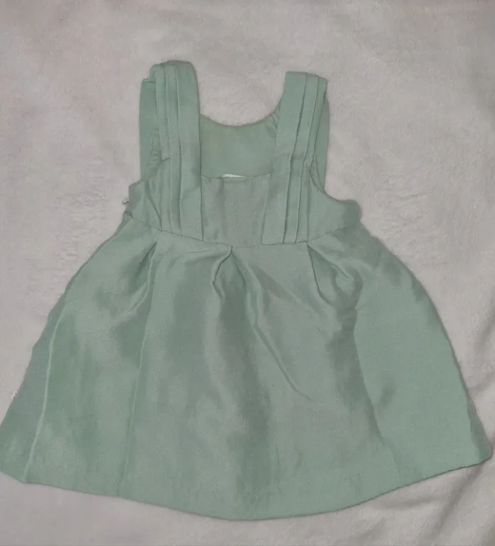 Ensemble robe et bloomer taille 12 mois - photo numéro 3