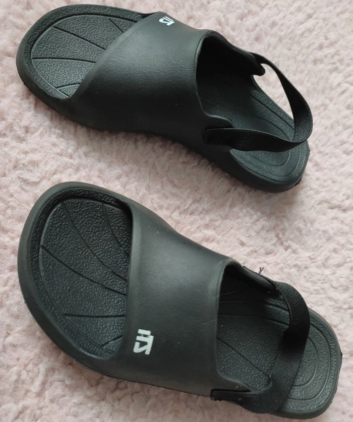 🩴Claquettes enfant Slippers noir ITS 28 🩴 - photo numéro 2