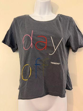 Tee-shirt gris Day off Havaianas
