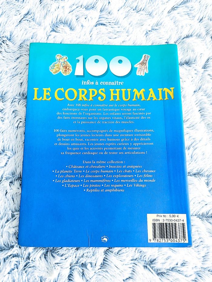 Livre pour enfant : 100 infos à connaître sur le corps humain 🖤 - photo numéro 2