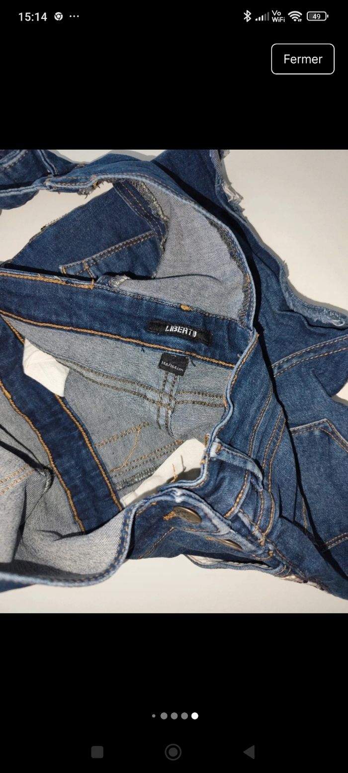 Salopette short fille liberto 14 ans - photo numéro 6