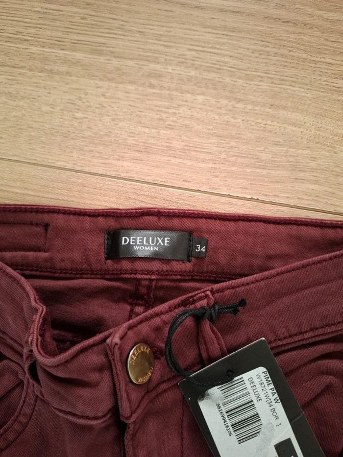 Jean femme deluxe women taille 34 neuf avec étiquette - photo numéro 5