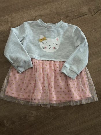 Robe 2 matières effet tutu