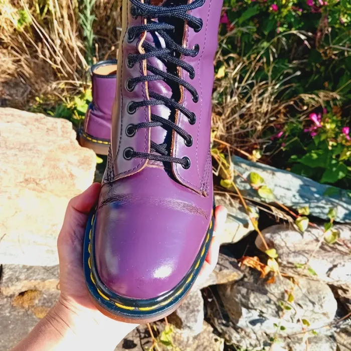 Dr. Martens made in England violet UK6 39 - photo numéro 3