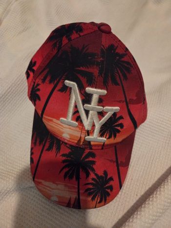 Casquette NY motif sunset