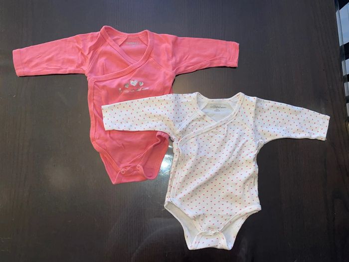 2 body manches longues Kitchoun 3 mois/60cm