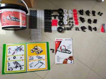 Baril Meccano junior 150 pièces