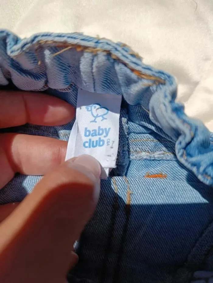 Short en jean  92 cm 3 ans Baby club - photo numéro 4