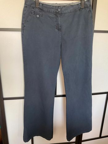 Pantalon bleu Camaïeu