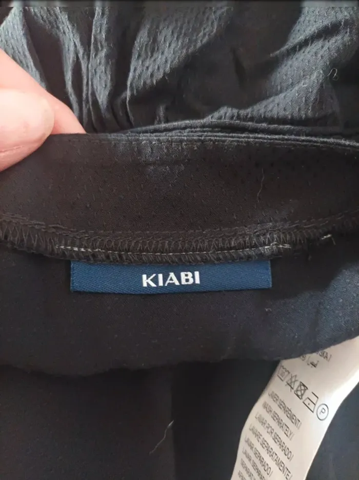 Blouse manches longues noir Kiabi femme taille 46 - photo numéro 4