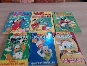 Lot d 3 Picsou magazine et 3 Mickey parade(2)