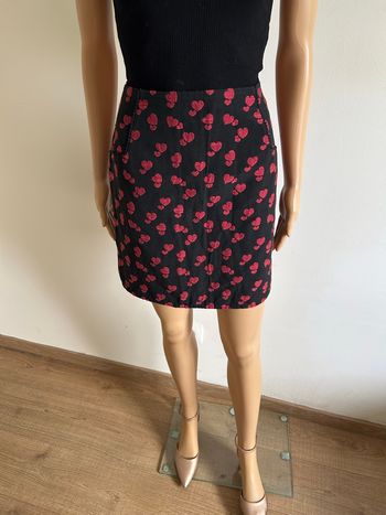 Jupe noire et fuchsia Naf Naf taille 38 excellent état