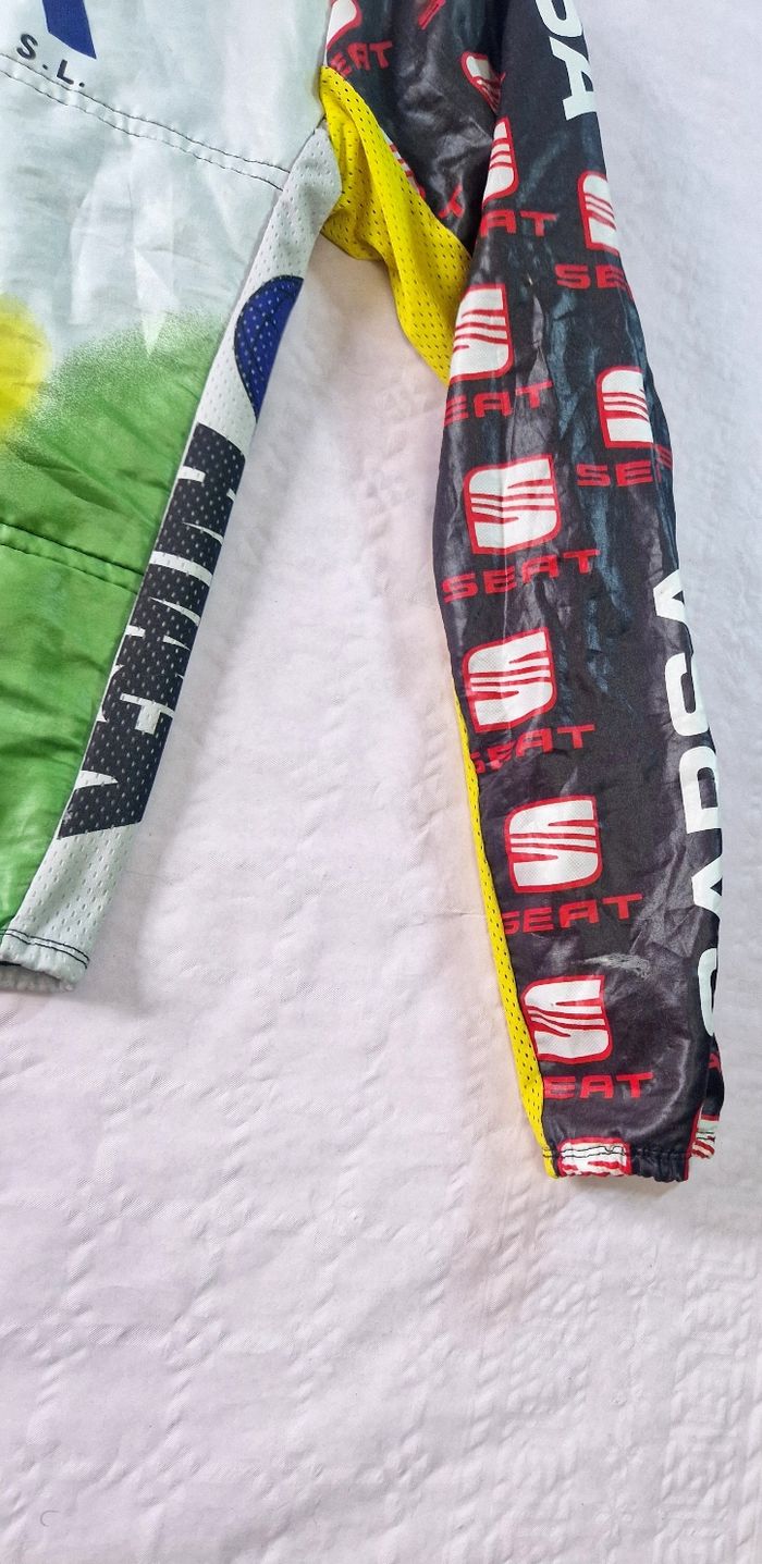 Veste cyclisme vintage , C.C Valles , sponso Seat , taille M - photo numéro 9