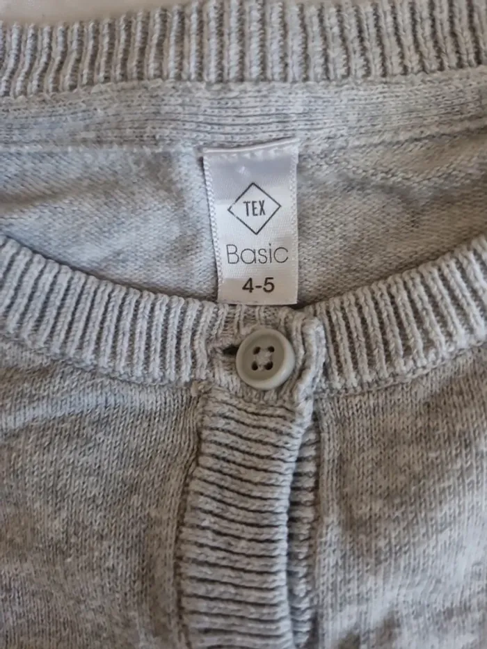 Gilet boléro gris - photo numéro 2