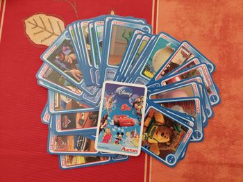 43 cartes Disney Auchan