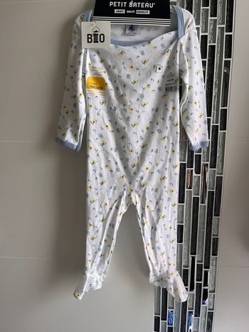 Pyjama mi-saison mixte Petit Bateau 12 mois neuf