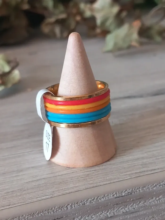 Bague en acier inoxydable taille 17 (54) - photo numéro 3