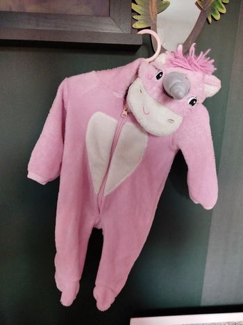 Combinaison chaude licorne 🦄 In extenso - 3 mois