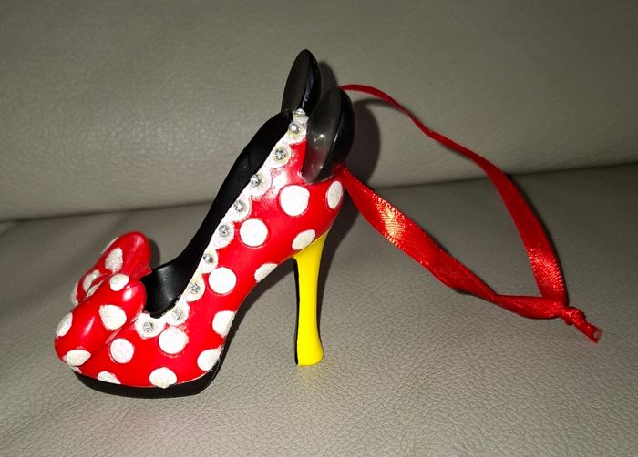Mini chaussure mini shoes minnie disney ornement - photo numéro 3