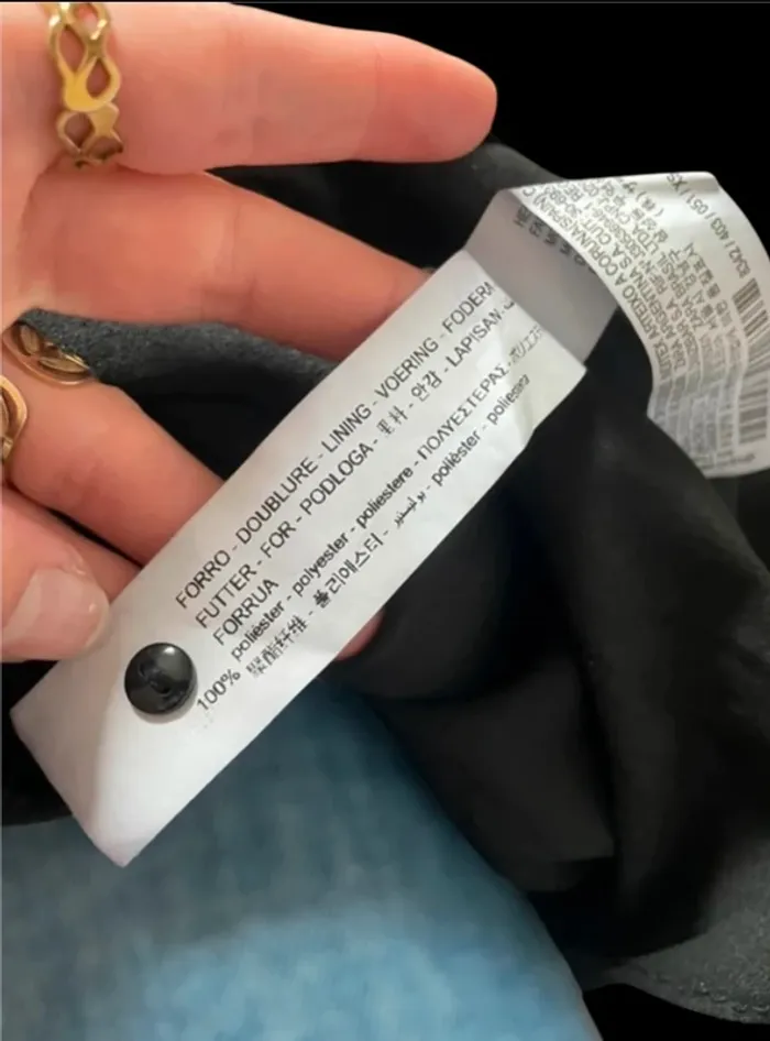Robe fluide évasée élégante à motifs décolleté oversize Zara - photo numéro 6