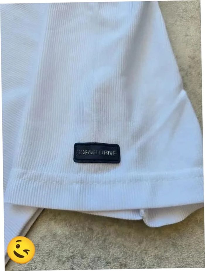 T-shirt Ralph lauren M coupe col V blanc Homme Men tee1 - photo numéro 5