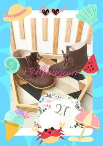 Bottines mixte 27 tissaia