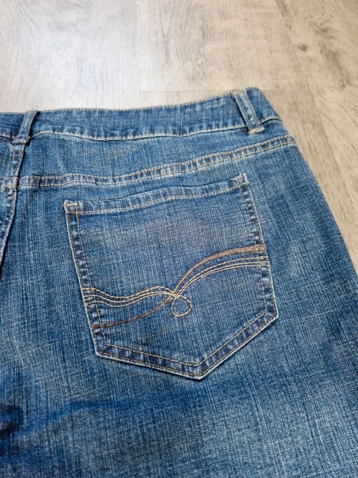 Jeans Riders By Lee Vintage Coupe Evasé Bleu Taille 2XL Femme - photo numéro 10