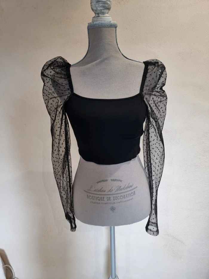 Crop top/ T-shirt manches longues
