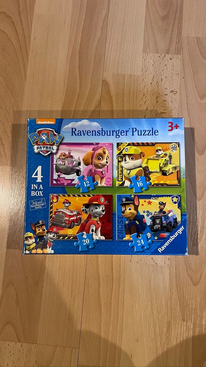4 puzzle Pat Patrouille