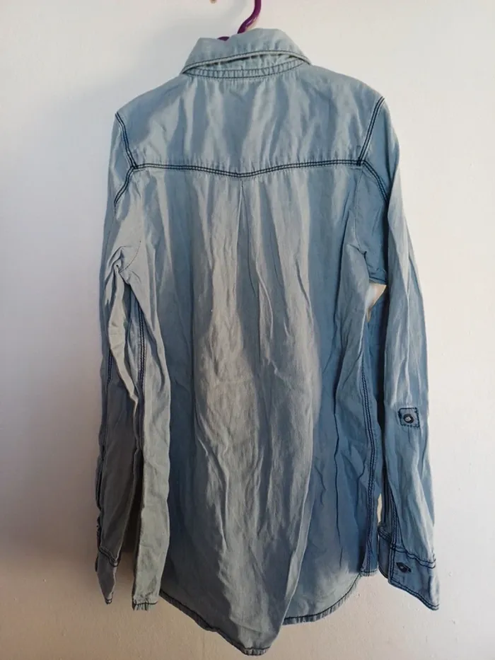 Chemise en jean Vertbaudet 10 ans - photo numéro 5