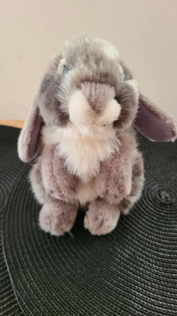 Lapin gris assis Living Nature - photo numéro 5