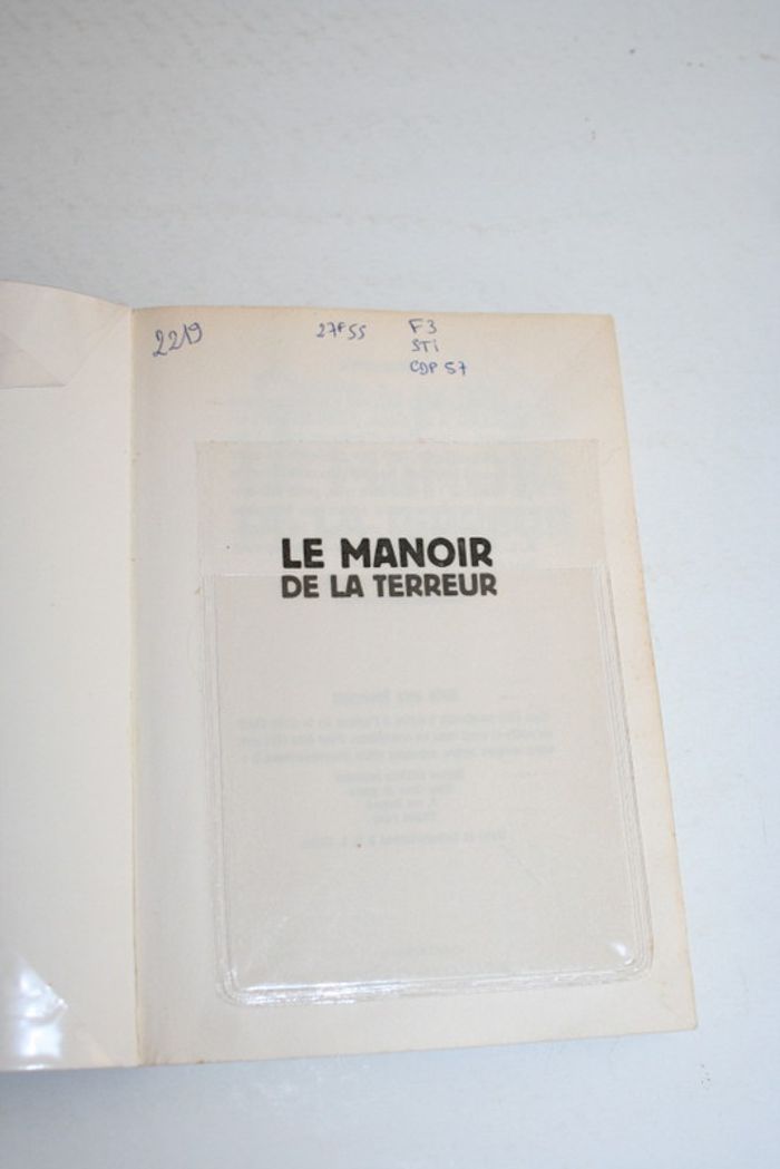 Chair de poule n°57 Le manoir de la terreur de R.L.Stine, Bayard - photo numéro 3