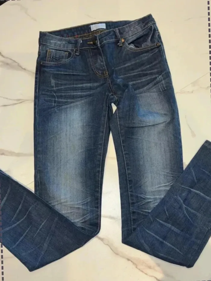Jean Gémo bleu taille 36 - photo numéro 2