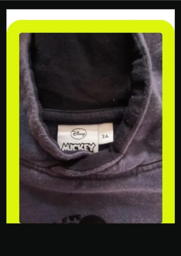 Sweat capuche Mickey 3 ans - photo numéro 5