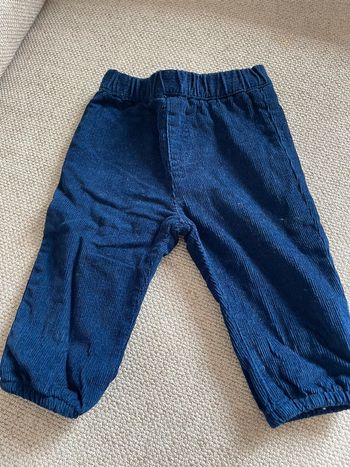 Pantalon velours 9 mois