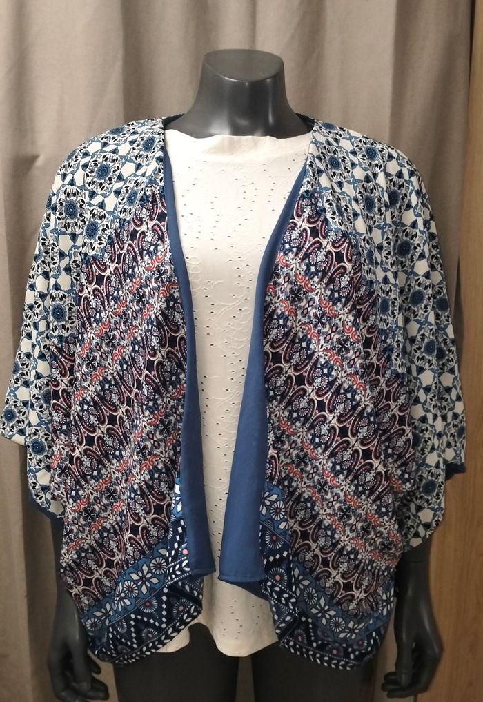 Gilet style kimono femme Bréal