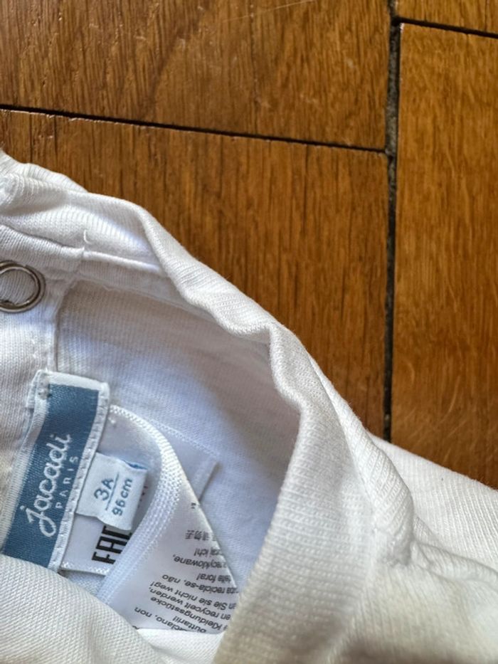 T-shirt manches longues jacadi 3 ans très bon état fille - photo numéro 3
