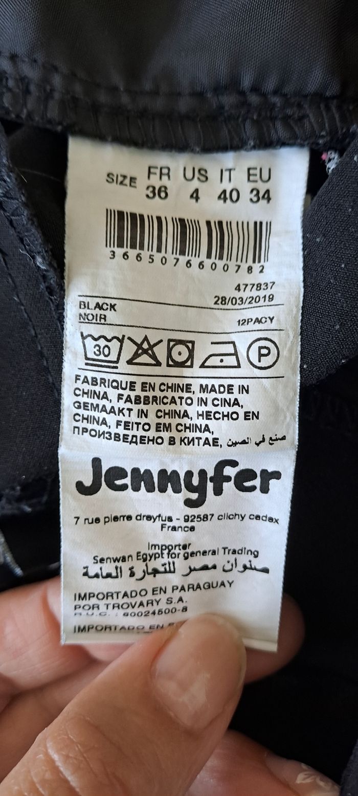 🖤 Pantalon noir  Jennyfer femme T36 - photo numéro 4